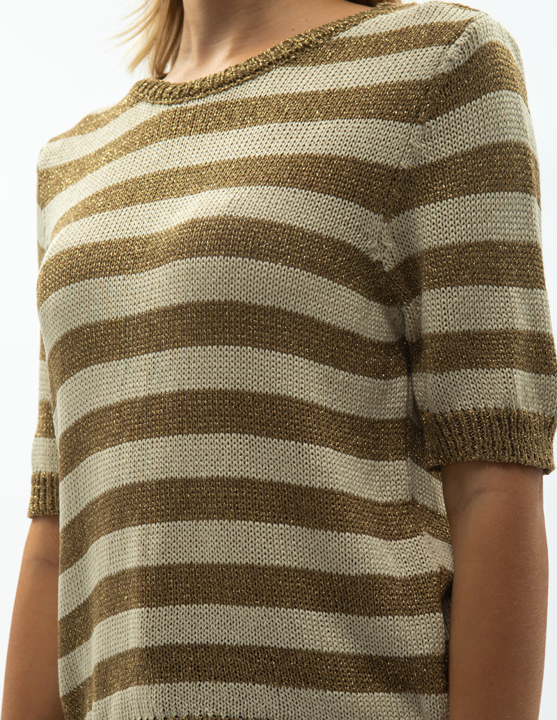 Bluză din tricot cu dungi