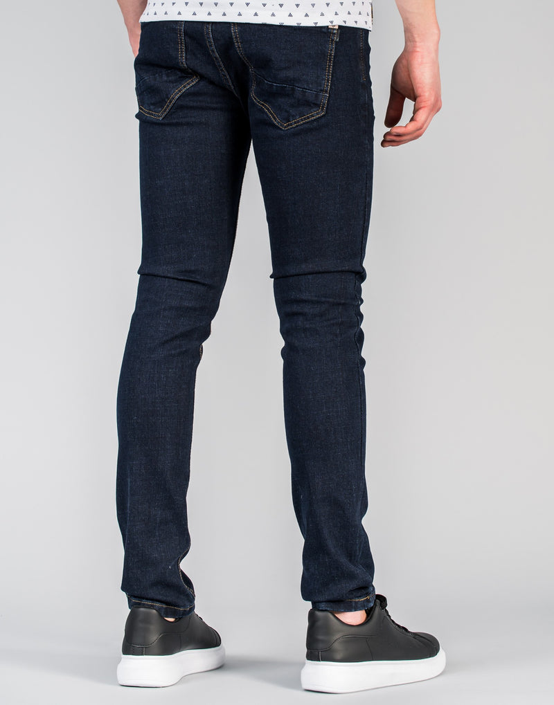 Jeans lung indigo